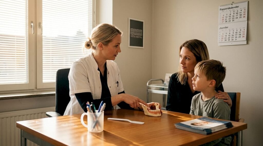 Så här förklarar tandläkaren underbett hos barn