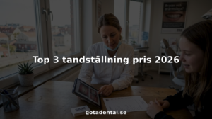 En ortodontist diskuterar tandreglering med en tonåring på tandläkarkliniken.